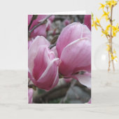 Magnolia Wenskaart Kaart (Gele Bloem)