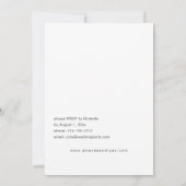 Magnolia White Floral Vrijgezellenfeest Kaart (Achterkant)