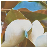 Magnolia White Flowers Stof (Close Up)