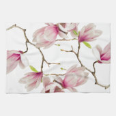 Magnolia White Theedoek (Horizontaal)