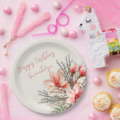 Magnolia Willow Verjaardagsfeestje Papier Borden Papieren Bordje (Feest)