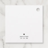 Magnolia witte en roze bedank kaartjes bedankjes labels (Achterkant)