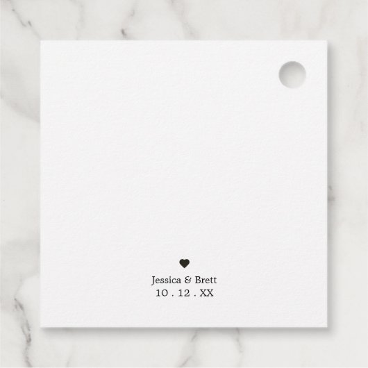 Magnolia witte en roze bedank kaartjes bedankjes labels (Achterkant)