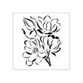 Magnolia - Wood Art Stamp Rubberstempel (Afrduk)