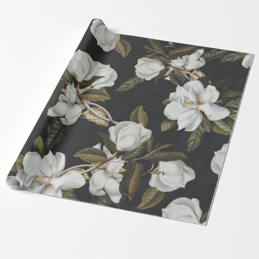 Magnolia Wrapping Paper Cadeaupapier (Uitgerold)