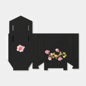 Magnolia Zwart Bedankdoosjes (Uitgevouwen)