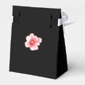 Magnolia Zwart Bedankdoosjes (Achterkant)