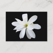Magnolia - Zwart Visitekaartje (Achterkant)