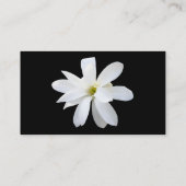 Magnolia - Zwart Visitekaartje (Achterkant)