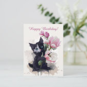 Magnolias bloom briefkaart (Staand voorkant)