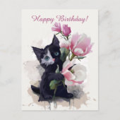 Magnolias bloom briefkaart (Voorkant)