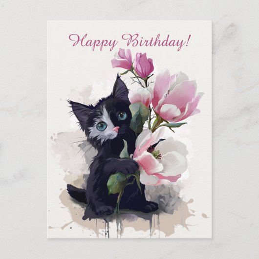 Magnolias bloom briefkaart (Voorkant)