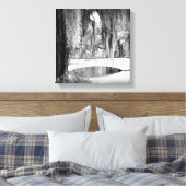 Magnolia's Brug Canvas Afdruk (Insitu (Slaapkamer))