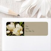 Magnolias Bruiloft retour adreslabels Etiket (Insitu)