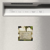 Magnolias Bruiloft Save the Date Magnet (Insitu (Vaatwasser))