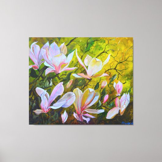 Magnolias Canvas Afdruk (Voorkant)