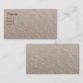 Magnolias Elegant Floral Art Visitekaartje (Voorkant / Achterkant)