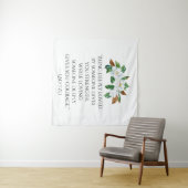  Magnolias en Deep Love Quote Wandkleed (In Situ (horizontaal))