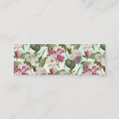 Magnolias en Hydrangeas  Botanische Mini Bu Mini Visitekaartje (Achterkant)