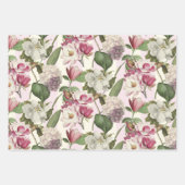Magnolias en Hydrangeas Inpakpapier Vel (Voorkant 3)