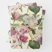 Magnolias en Hydrangeas Inpakpapier Vel (In situ)