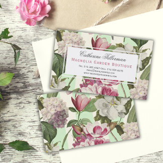 Magnolias en Hydrangeas  Vloertuin Visitekaartje