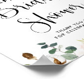 Magnolia's en Katoenen Sluiers Bruidsontbijt Welko Poster (Hoek)