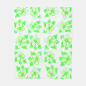 Magnolias Fleece Deken (Voorkant)