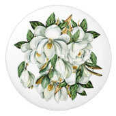 Magnolias keramische lade knoppen (Voorkant)