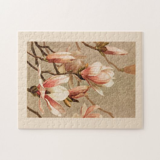  Magnolias Lithograaf Legpuzzel (Horizontaal)