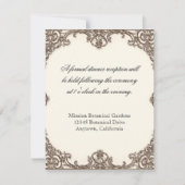 Magnolias n Bird of Paradise - RSVP Response Card Kaart (Voorkant)
