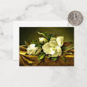 Magnolias op de goudvetkast notitiekaartje (Voorkant / Achterkant in situ)