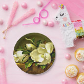 Magnolias op de goudvetkast papieren bordje (Feest)