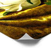 Magnolias op de goudvetkast poster (Hoek)