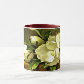 Magnolia's op gouden fluwelen doek mok (Midden)