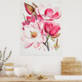 Magnolias Poster (Keuken)