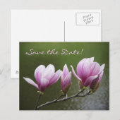 Magnolia's, reserveer de datum! aankondigingskaart (Voorkant / Achterkant)