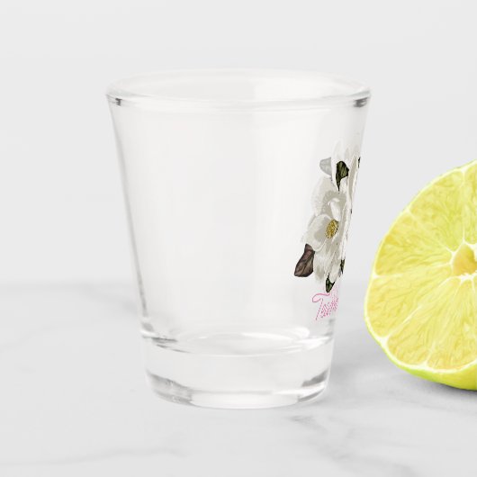 Magnolias Shot Glas (Links)