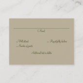 Magnolias Wedding RSVP Reageer Kaart (Achterkant)