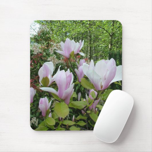 magnolibloem muismat (Met muis)