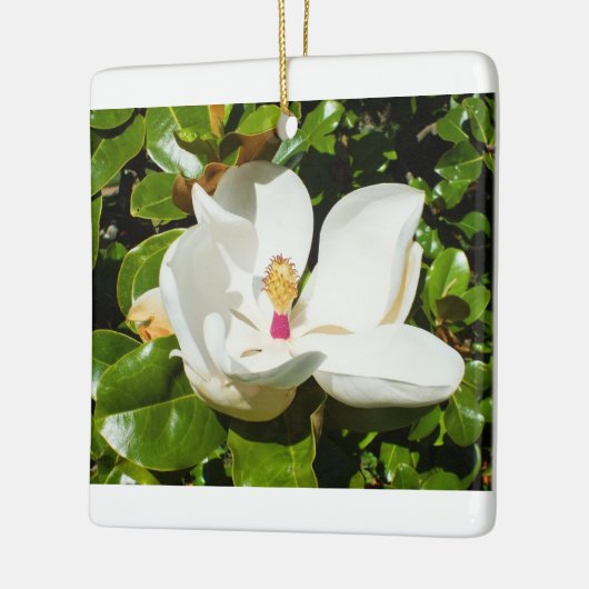 Magnoliebloem Keramisch Ornament (Links)