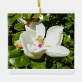Magnoliebloem Keramisch Ornament (Voorkant)