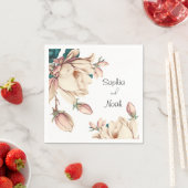 Magnoliebloem Servet (Insitu)