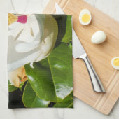 Magnoliebloem Theedoek (Quarter Fold)