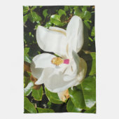 Magnoliebloem Theedoek (Verticaal)