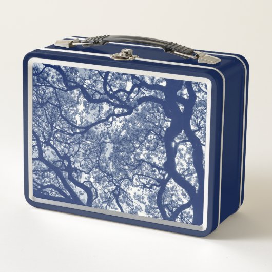 Magnolieboom - Cyanotype-effect (Voorkant)