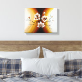 Magnolien, Acryl - Canvas Afdruk (Insitu (Slaapkamer))