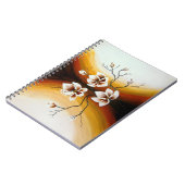 Magnolien, Acryl -  Notitieboek (Linkerzijde)