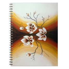 Magnolien, Acryl -  Notitieboek