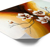 Magnolien, Acryl - Poster (Hoek)